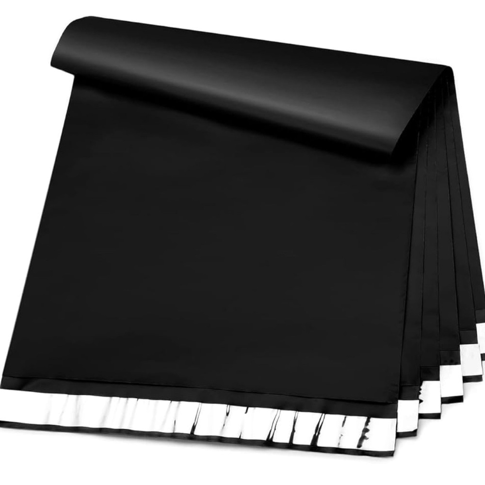 15 Brand New Polymailers Black